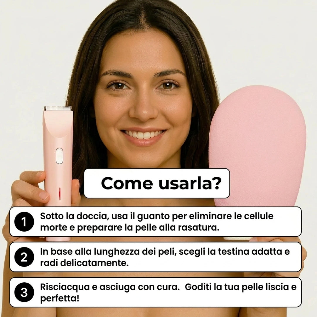 SilkRazor Pro 2 in 1 – Rasoio Elettrico Donna Bikini & Corpo